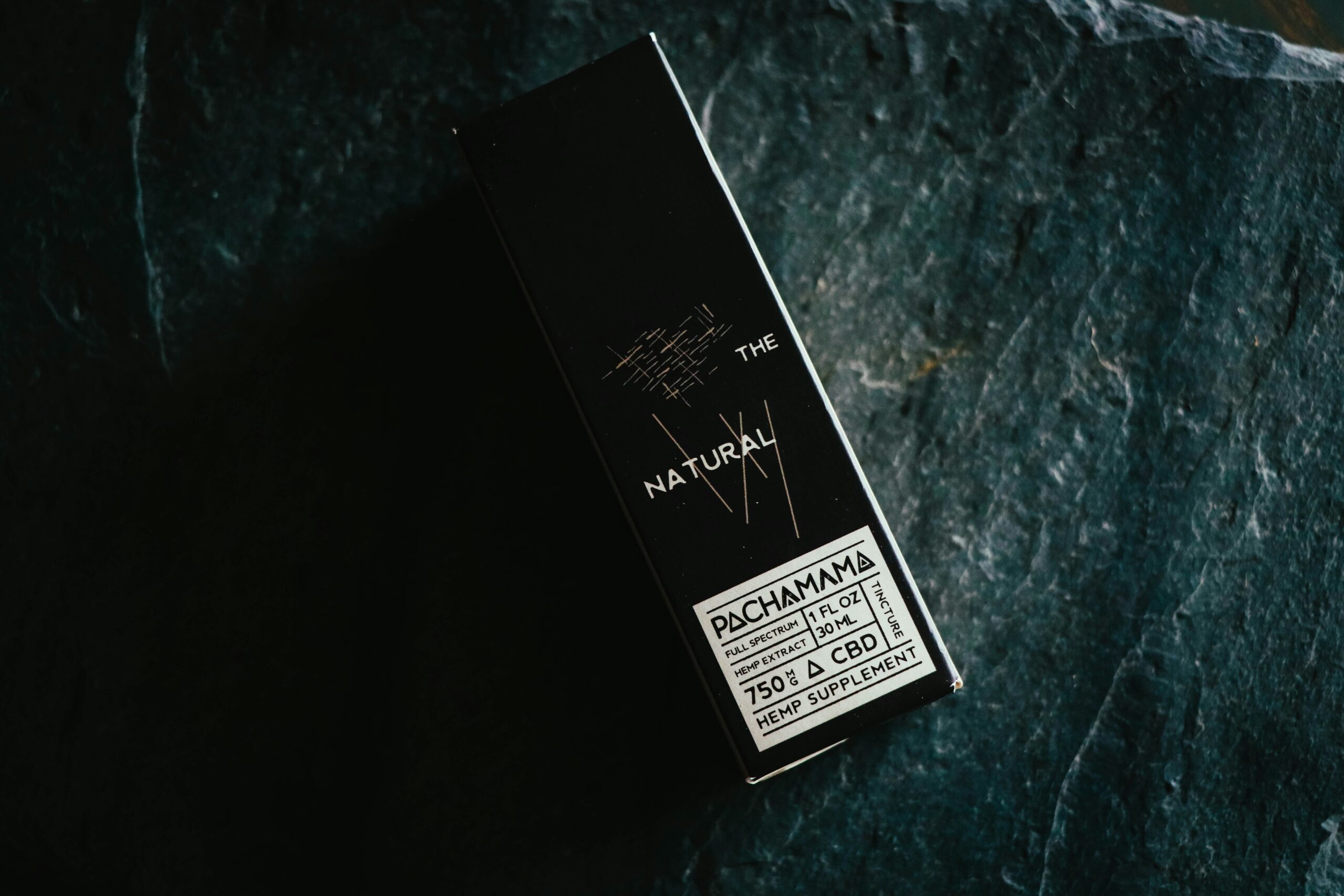 black and white box on black textile